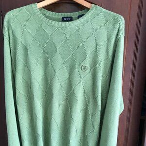Izod Men's Long Sleeve Crewneck Sweater Size Large